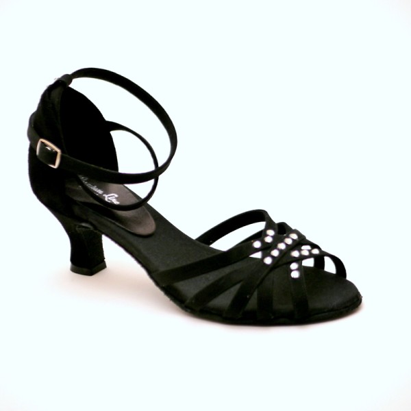 Wildleder Tanzschuhe in Schwarz, made in Italy