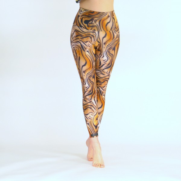 Leggings in Animal Print Look / Sport Leggings / Tanz Leggings /