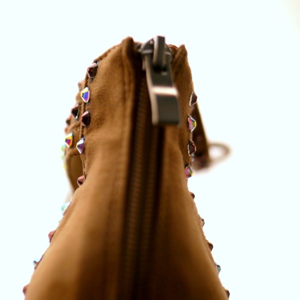 Handverzierte Latein Tanzschuhe in Hautfarbe