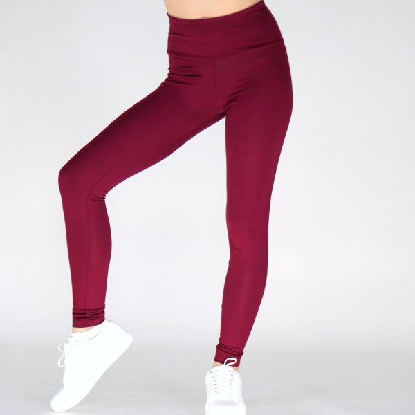 Leggings aus Viskosejersey – hochgeschnitten, breiter Bund