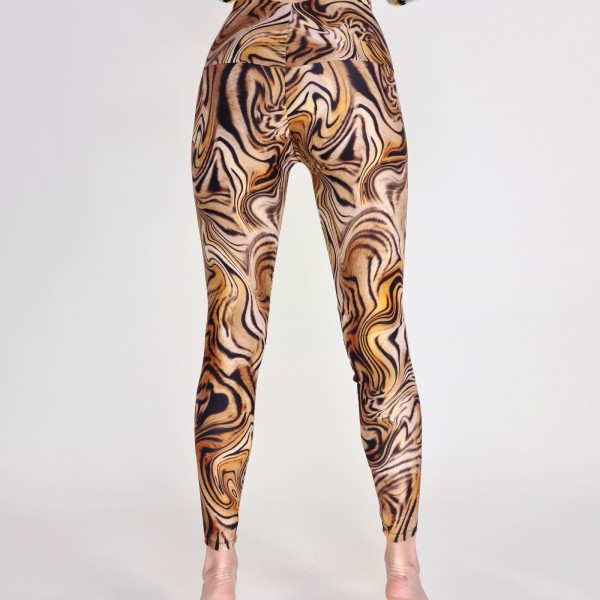 Leggings in Animal Print Look / Sport Leggings / Tanz Leggings /